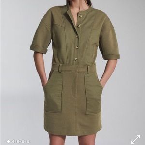 NWT REISS EMLYN PANEL DETAIL SWEATSHIRT DRESS Sz 6